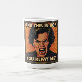 Caneca De Café E é assim que você me retribui!
