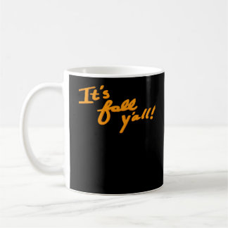 Caneca De Café É Estilo estético simples "Y'all"