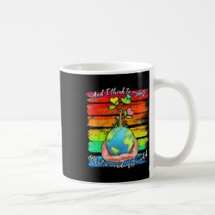 Caneca De Café E Eu Penso Para Mim Mesmo Que Uma Terra Maravilhos