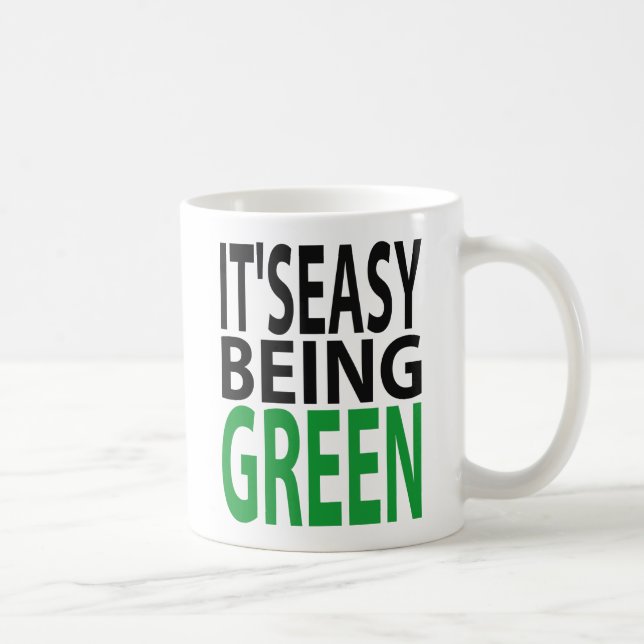 CANECA DE CAFÉ É FÁCIL SER VERDE (Direita)
