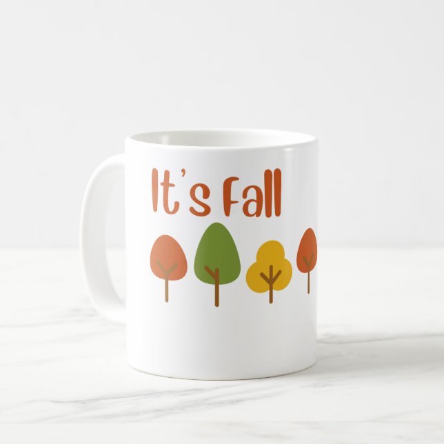 Caneca De Café É Fall Ya'll Mug (Frente Esquerda)