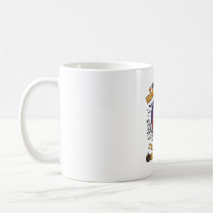 Caneca De Café É Fantasia Humana Gato Preto Halloween Lua_1