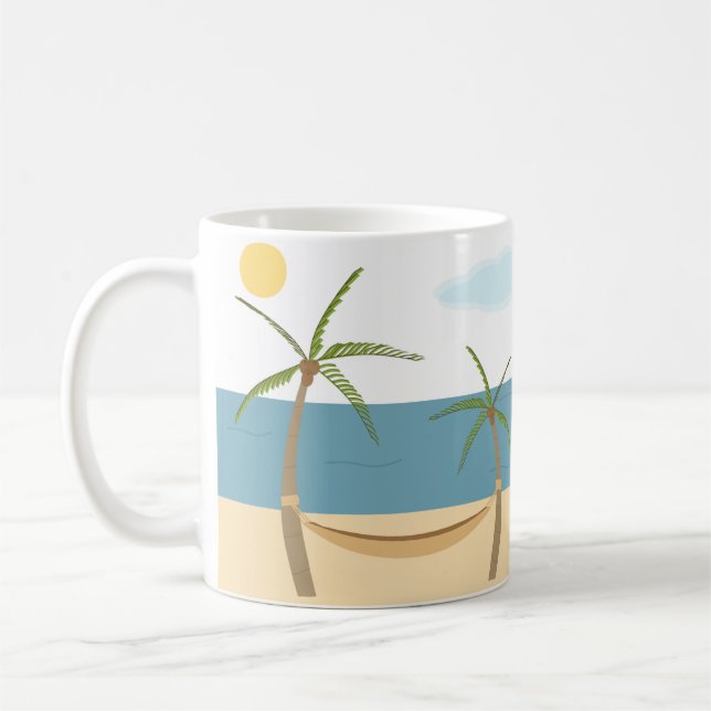 Caneca De Café É Hora da Ilha (Esquerda)