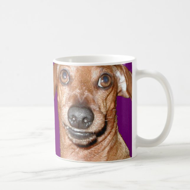 Caneca De Café É hora de acordar! Dachshund (Direita)