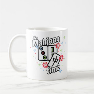 Caneca De Café É hora do Mahjong!