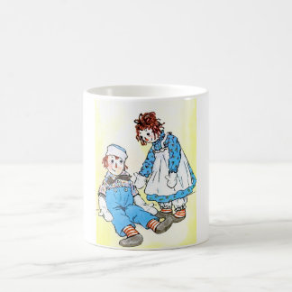Caneca De Café e ilustração 1918 do vintage de Andy