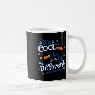 Caneca De Café É Legal Natal Ser Diferente - Autismo Ciente