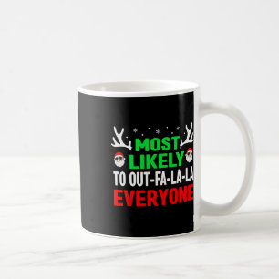 Caneca De Café É Mais Provável Que Fora Da Fá-La-La Todo O Natal