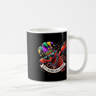 Caneca De Café É Mardi Gras Bruh - Engraçado Dabbing Crayfish Mar