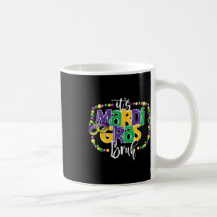 Caneca De Café É Mardi Gras Bruh Engraçado Meninos Crianças Mardi
