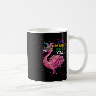 Caneca De Café É Mardi Gras Yall Flamingo