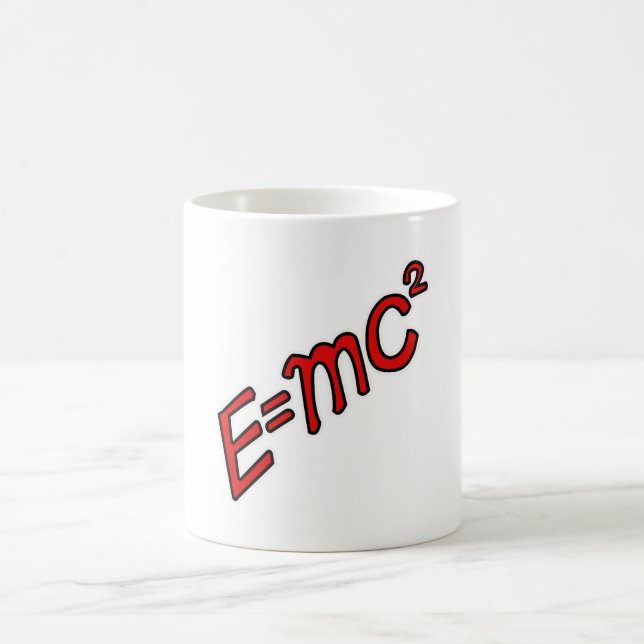 Caneca De Café E = mc² – Genius Mode On (Centro)