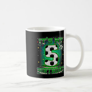 Caneca De Café É Meu 5º Aniversário Futebol Masculino 5 Anos Fest