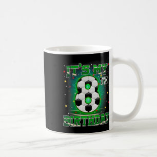 Caneca De Café É Meu 8º Aniversário Futebol Masculino 8 Anos Fest