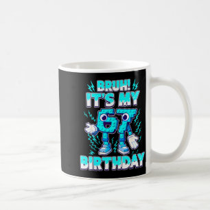 Caneca De Café É Meu Aniversário 6 7 Seis Sete Cérebro Italiano