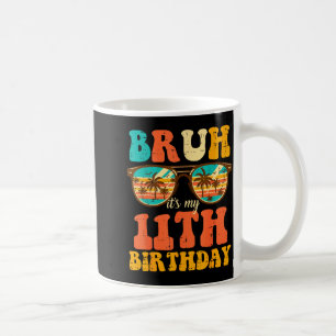 Caneca De Café É meu aniversário de 11 anos Sungles 11 Aniversári