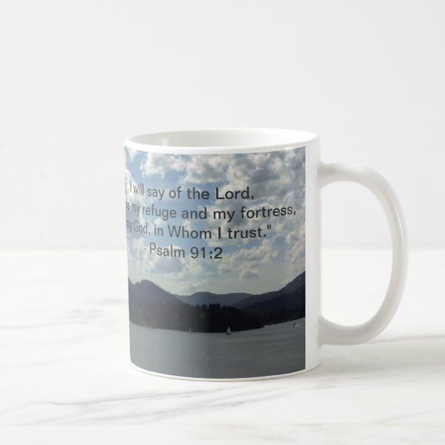 Caneca De Café "É meu refúgio e minha fortaleza… (Direita)