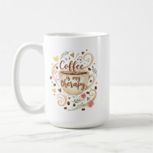 Caneca de Café É Minha Terapia Caneca de Café Dive