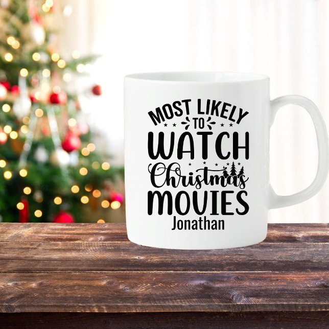 Caneca De Café É Muito Engraçado Ver Filmes De Natal (Criador carregado)