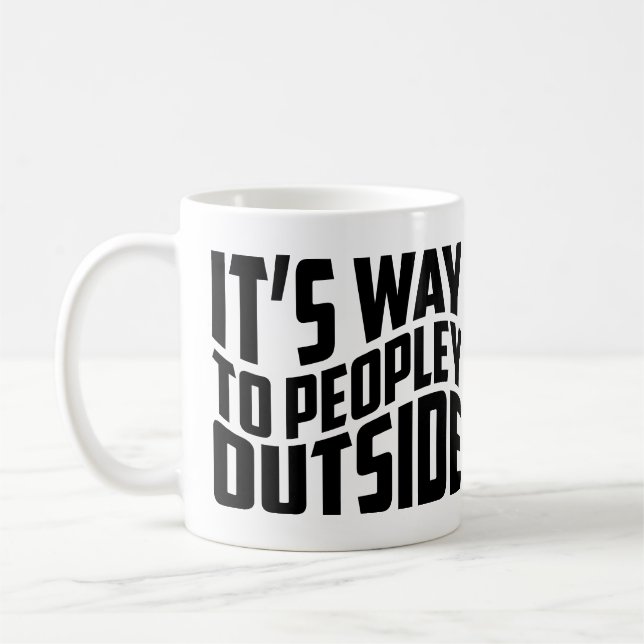 Caneca De Café É Muito Fora do Engraçado Introdução (Esquerda)