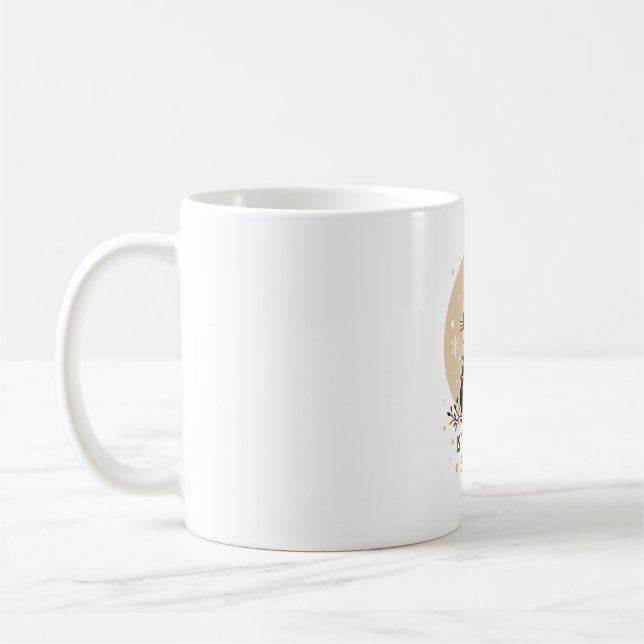 Caneca De Café É Natal de Gato Preto Engraçado o Suficientemente  (Esquerda)