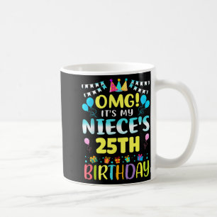 Caneca De Café É o 25º aniversário da minha sobrinha, doce 25 ano
