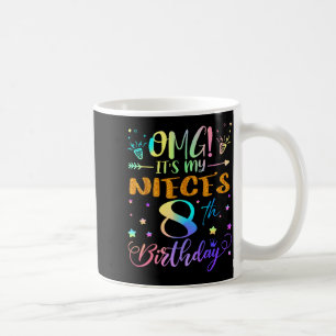 Caneca De Café É o 8º aniversário da minha irmã Feliz Aniversário