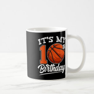 Caneca De Café É o meu 10º Aniversário do Bysketbyll Player 10 Bd