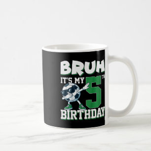 Caneca De Café É o Meu 5º Aniversário Menino Futebol 5 Anos