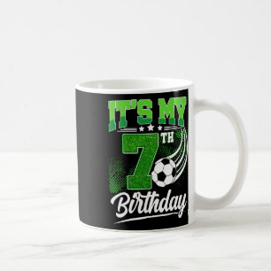 Caneca De Café É o Meu 7º Aniversário Menino Futebol Ll 7 Anos de