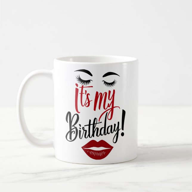 Caneca De Café É o meu aniversário (Esquerda)