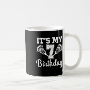 Caneca De Café É o meu aniversário de 7, Lacrosse, 7 anos