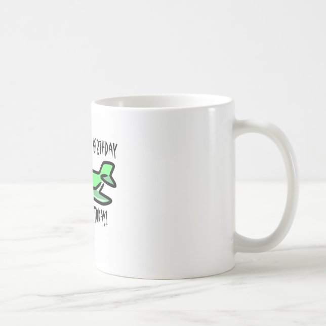 Caneca De Café É o meu segundo aniversário hoje (Direita)