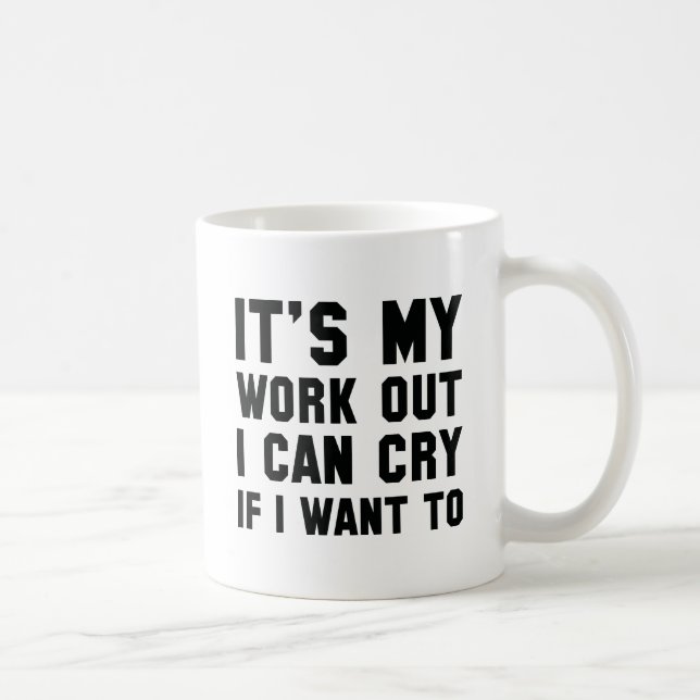 Caneca De Café É o meu trabalho que posso chorar se quiser (Direita)