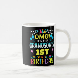 Caneca De Café É o primeiro aniversário do meu neto, doce de 1 an