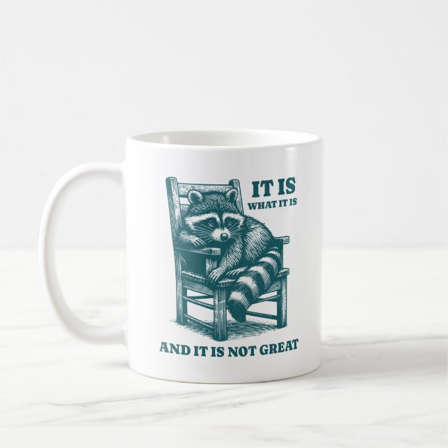 Caneca De Café É O Que É E Não É O Excelente De Lixo (Esquerda)