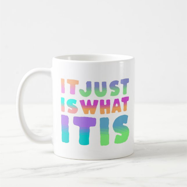 Caneca De Café É o que É, o que É | Citação Divertida (Esquerda)