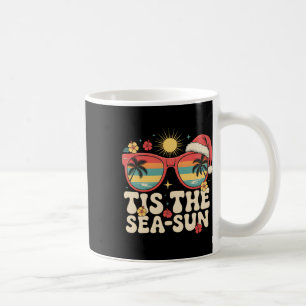 Caneca De Café É O Sol Mar Groovy Natal Em Julho Férias De Verão