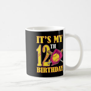 Caneca De Café É o Tema Softll do Meu 12º Aniversário Menina 12 A