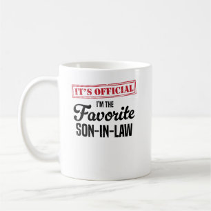 Caneca De Café É oficial eu sou o genro favorito