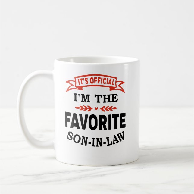 Caneca De Café É oficial, sou o genro favorito (Esquerda)