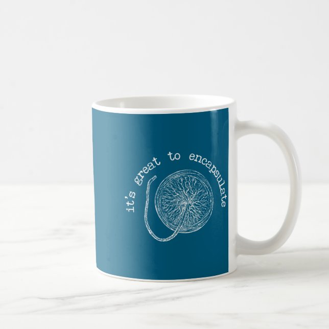 Caneca De Café É Ótimo Encapsular a Placenta Parteira Doula L (Direita)