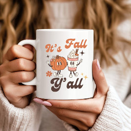 Caneca De Café É Outono, Pessoal! Café com Tempero de Abóbora