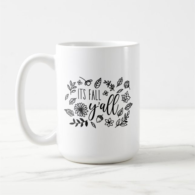 Caneca De Café É outono Y'all (Esquerda)