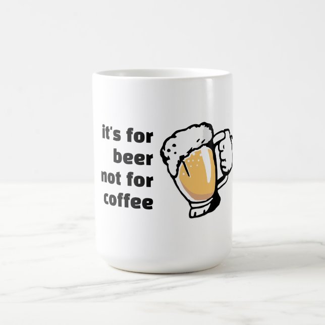 Caneca De Café É para a Cerveja, não para o café. (Centro)