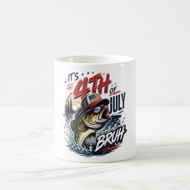 Caneca De Café É Pesca de Robalo Bruto de 4 de Julho (Centro)