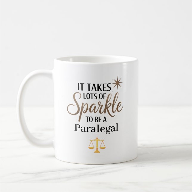 Caneca De Café É Preciso Brilho para Ser um Presente Personalizad (Esquerda)