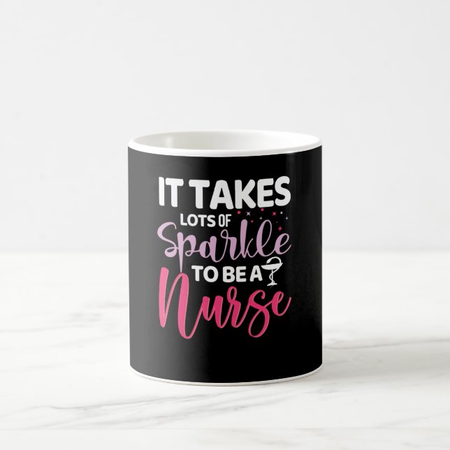 Caneca De Café É preciso muita garra para ser enfermeira (Centro)