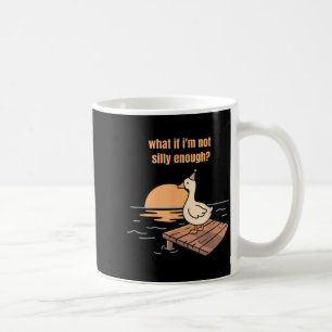 Caneca De Café E se não for ganso bobo o suficiente meme pato eng