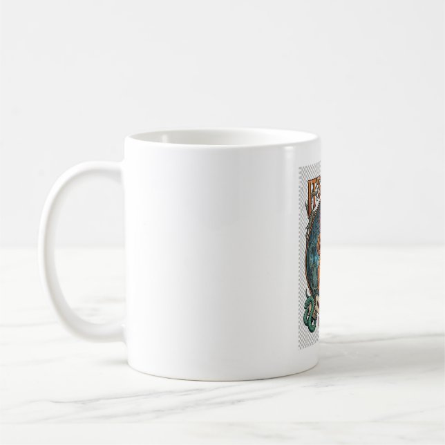 Caneca De Café É sempre Halloween dentro da cabeça Abóbora Fantas (Esquerda)